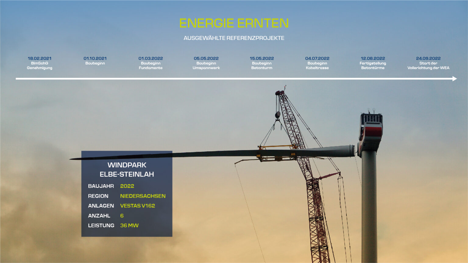 Ebert Windpark-Windenergie Elbe-Steinlah